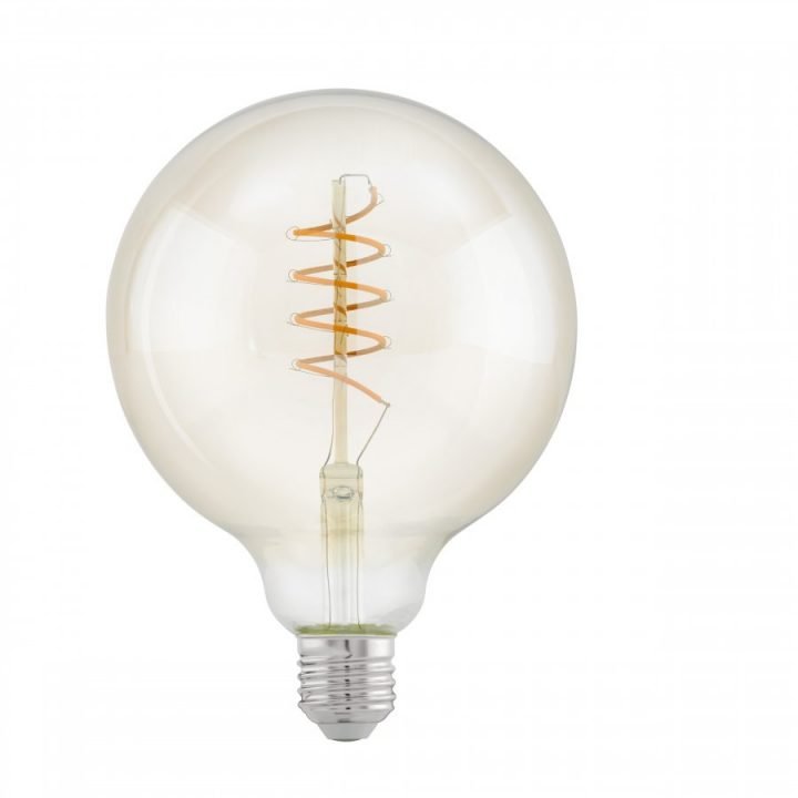 Led E27 G125 4W 260Lm 2200KSpirál@