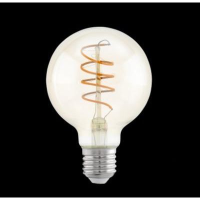 Led E27 G80 4W 260Lm 2200K Spirl@