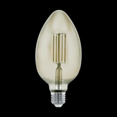 LED E27-B80 1x4W smoky 3000K 360m*
