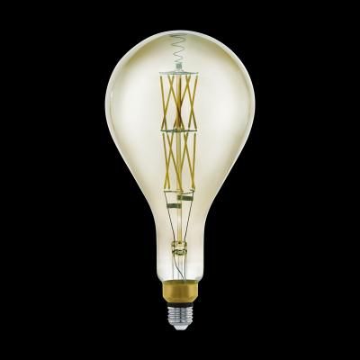 LED E27-PS160 1x8W smoky 3000K@