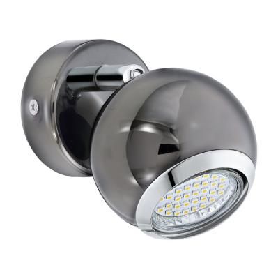 Fali spot 1*2,5W GU10 LED króm/nero@ BIMEDA