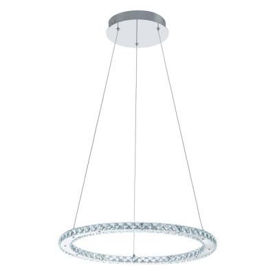 VARAZZO LED függeszték 16,8W LED @ 2000lm króm/kristály /1 kör