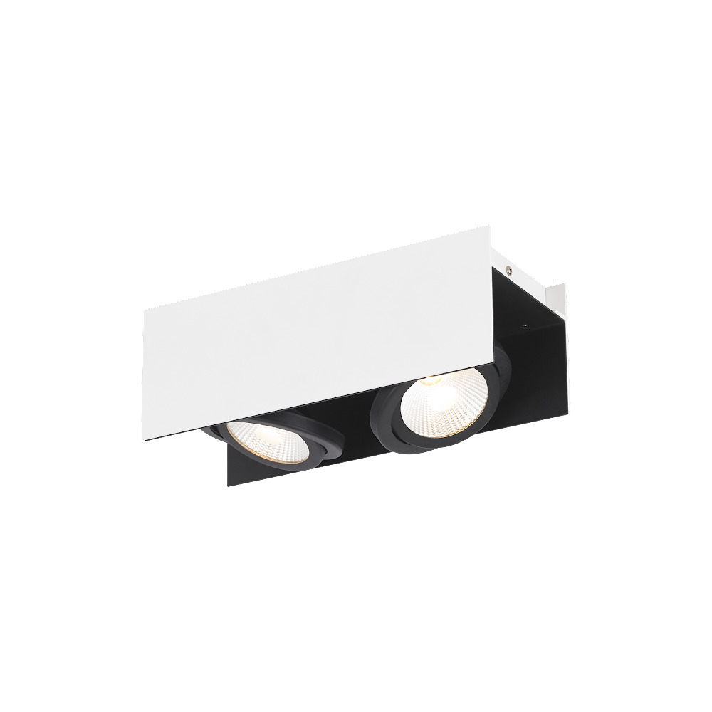 VIDAGO LED menny.2x5,4W fehér/fek@