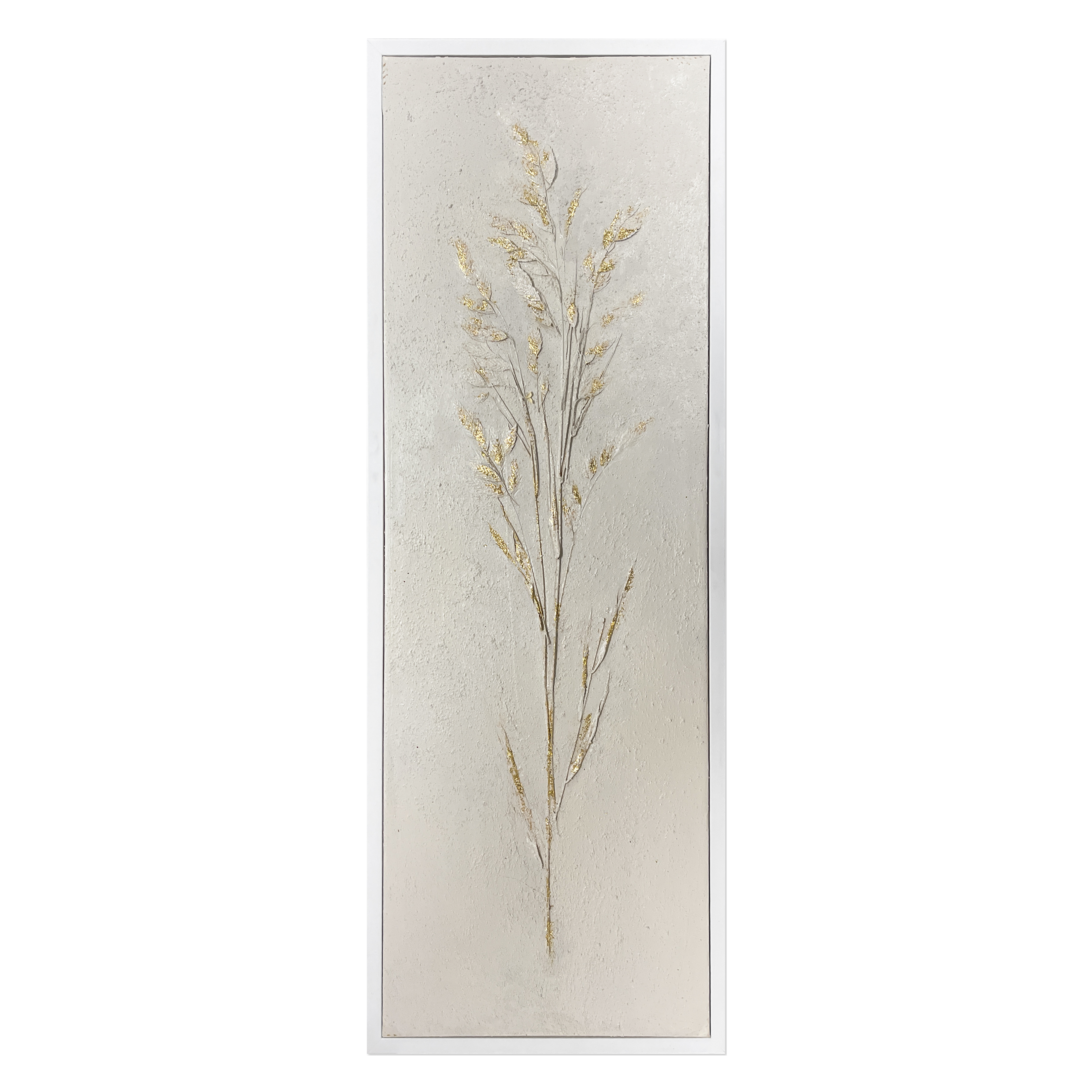 KÉP 33X93CM FEHÉR/ARANY ALAMINOS@