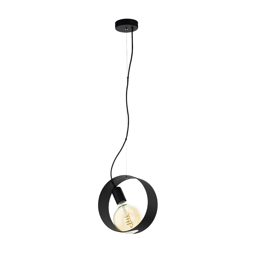Maidenhead LED függ E27 1x4W fekete*