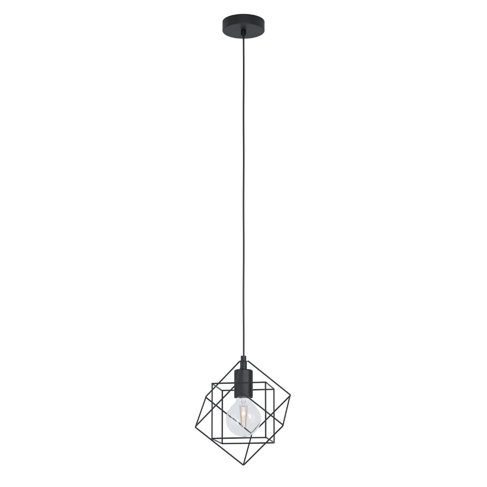 Függeszték E27 1x60W fekete Straito