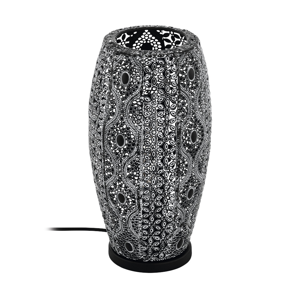 Asztali E27 1x40W fekete Riyadh*