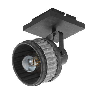 FALI/MENNY E27 1X28W SZÜRKE TURROCK@