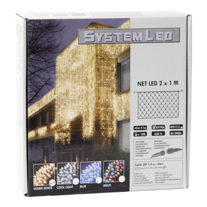 SYSTEMLED FÉNYFÜZ.HÁLÓ KÜLT.FK.WW@