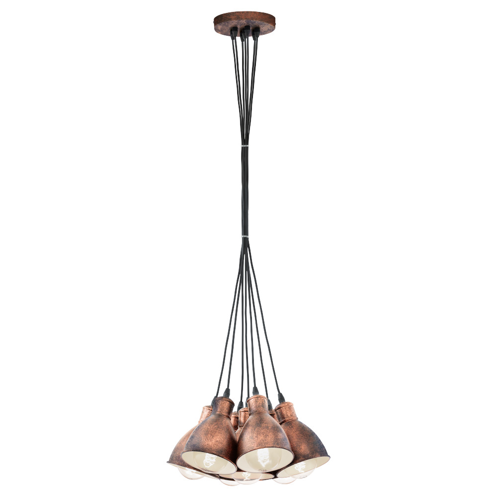 PRIDDY 1Függeszték E27 7x60W antik*