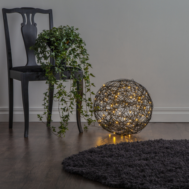 DRÓTGÖMB KÜLT.O38 BARNA 100LED 5M@