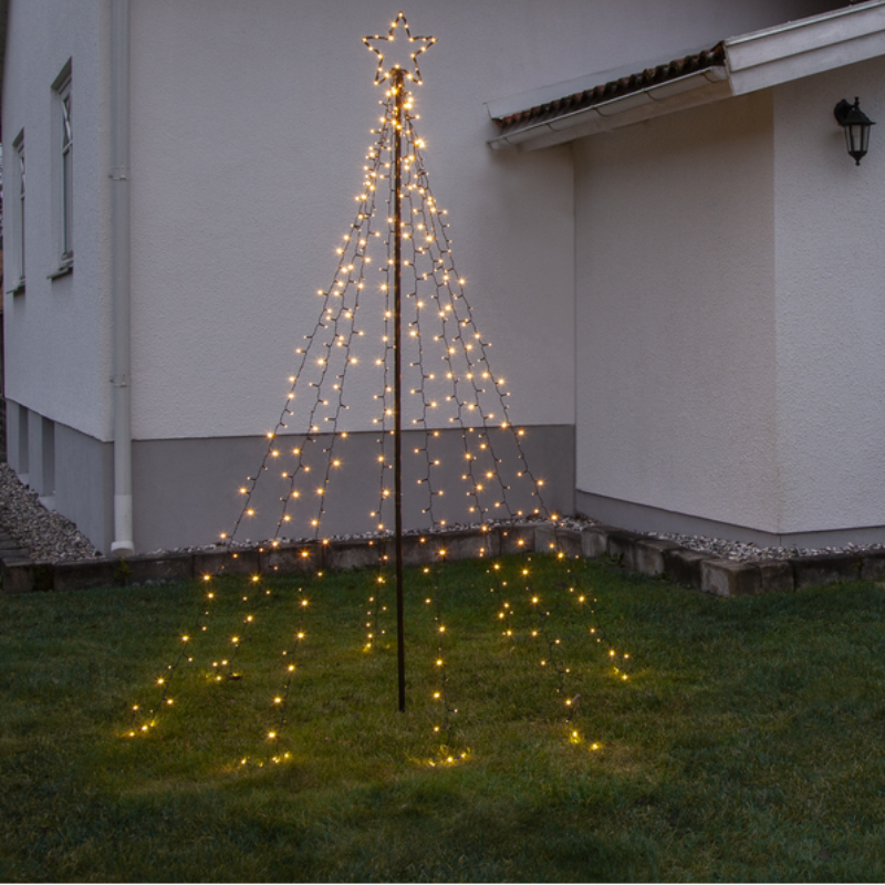 ZÁSZLÓRÚD KÜLT.FEK. 420LED 2,35M@