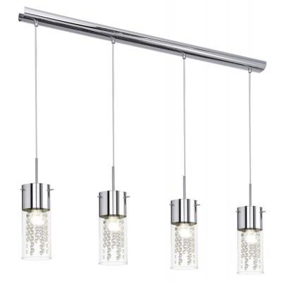 DIAMOND függezték 4*60W E14 króm*