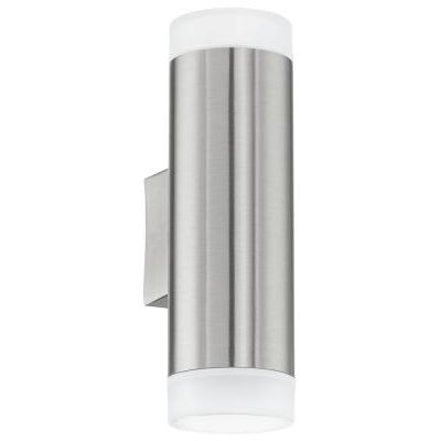 LED-es kültéri fali GU10 2x2,5W IP4 inox riga-LED