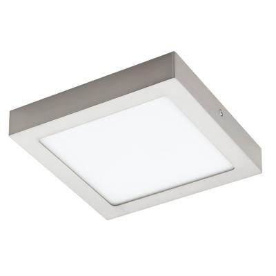 FUEVA 1Led-es mennyezeti 16,47W@ matt nikkel 22,5cm 3000K szögletes