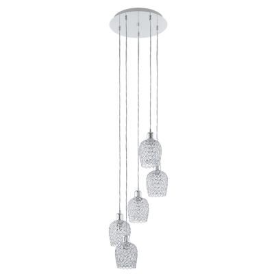 BONARES 1 Függeszték E27 5x60W króm*