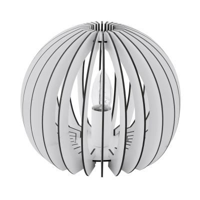Asztali E27 60W átm:26cm fehér*