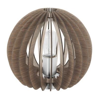 Asztali E27 60W átm:26cm s.barna*