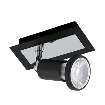 SARRIA LED-es fali GU10 1x5W fekete 1*400LM