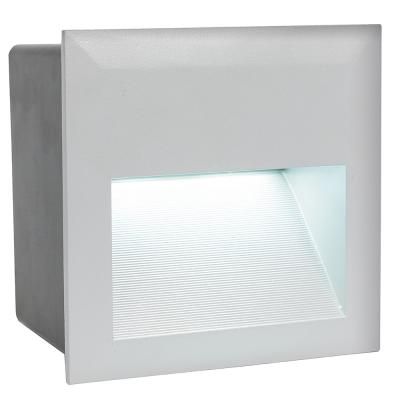 ZIMBA-LED Kült.LED falbaépíth.3,7W IP65 WW ezüst