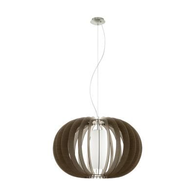 Függeszték E27 1x60W 70cm s.barna*