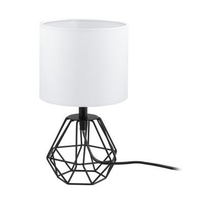 Asztali E14 1x60W fekete/fehér
