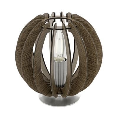 Asztali E14 1x40W sötétbarna