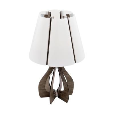 Asztali E14 1x40W sötétbarna/fehér*