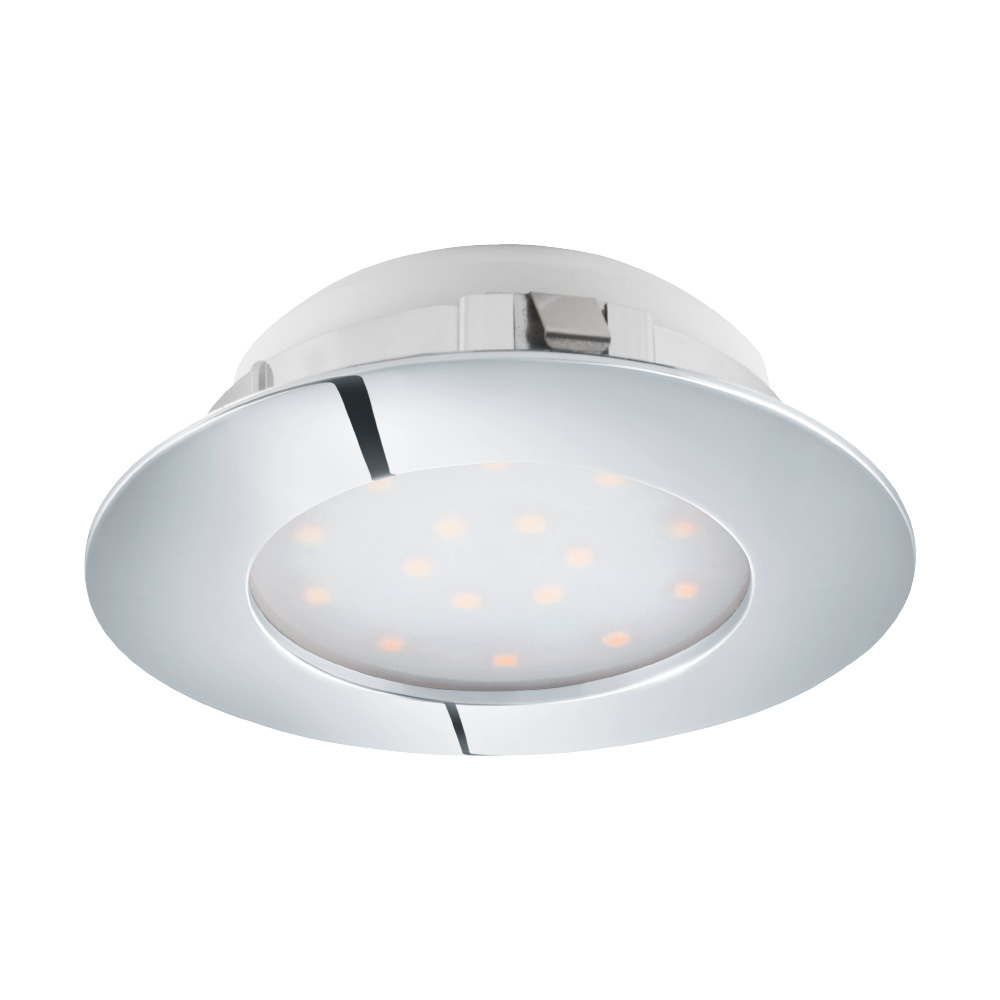 LED-es beépíthető 12W 10,2cm króm Pineda