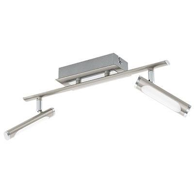 COEDO LED fali 2x4,3W mattnikkel/kr*