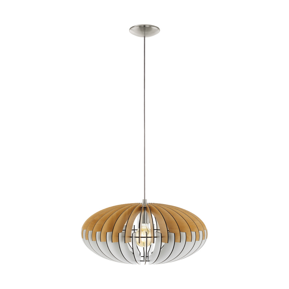 SOTOS Függ.E27 60W 50cm natúr/feh.*