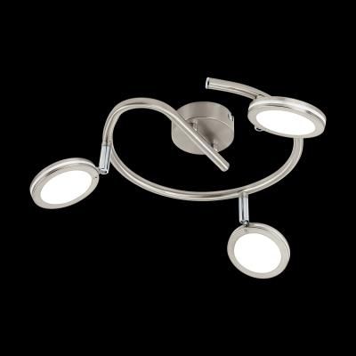 KARYSTOS LED G-forma 3x4W mnikkel*