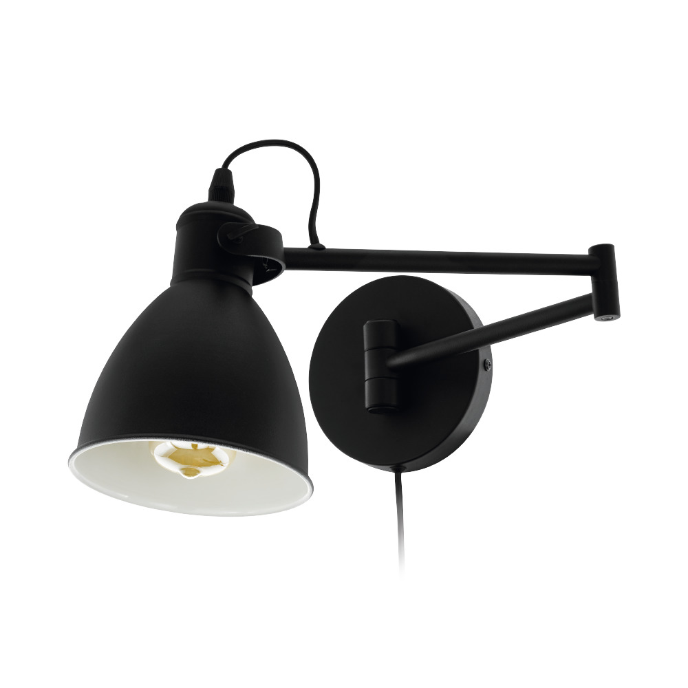 SAN PERI LED fali E27 1x10W fekete