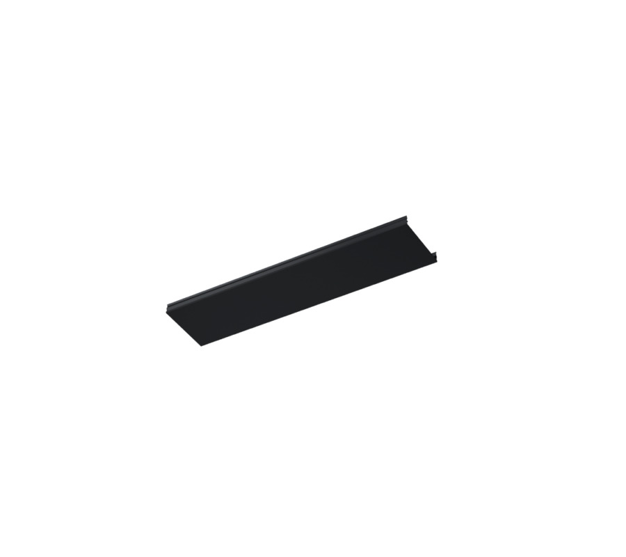 TP BLIND COVER S 142 mm fekete tak