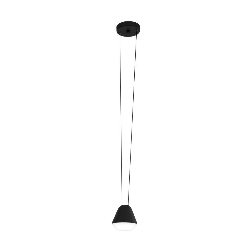 LED függ GU10 3W fekete/szat Palbie*