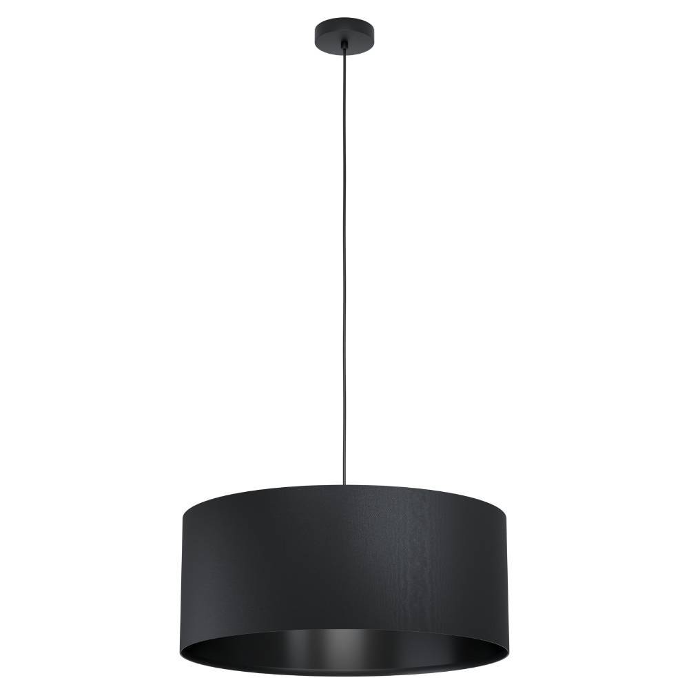 Függeszték E27 40W 53cmfekete Maser