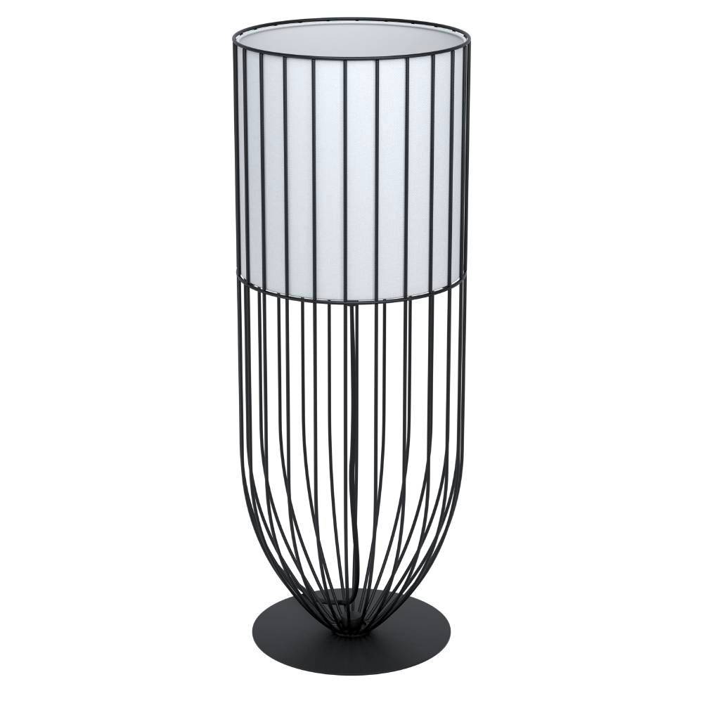 ASZTALI E27 1X60W FEKETE/FEHÉR NOSI@