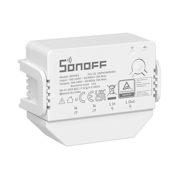 SONOFF MINI R3 WIFI TÁVVEZÉRELHET