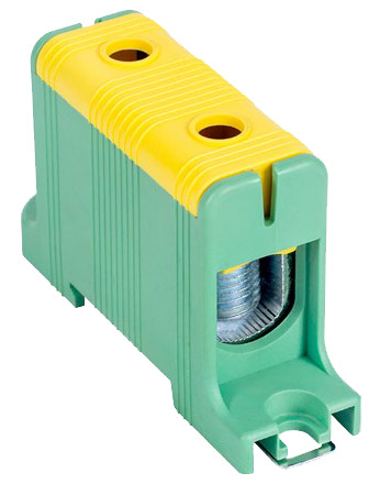 Főáramköri leágazó kapocs 16-95mm2 245A zöld/sárga