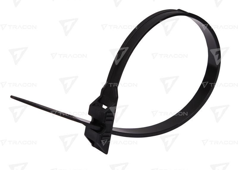 KÁBELKÖTEGELŐ  180x9mm FEKETE