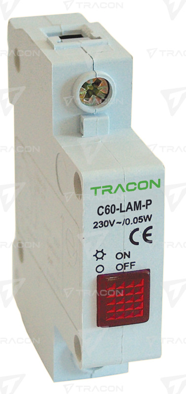 JELZŐLÁMPA LED-ES 230V 0,6W PIROS