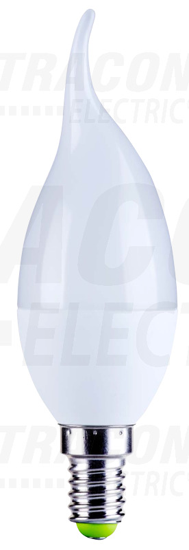 LED E14 GYERTYA 5W 2700K 380lm OPÁL