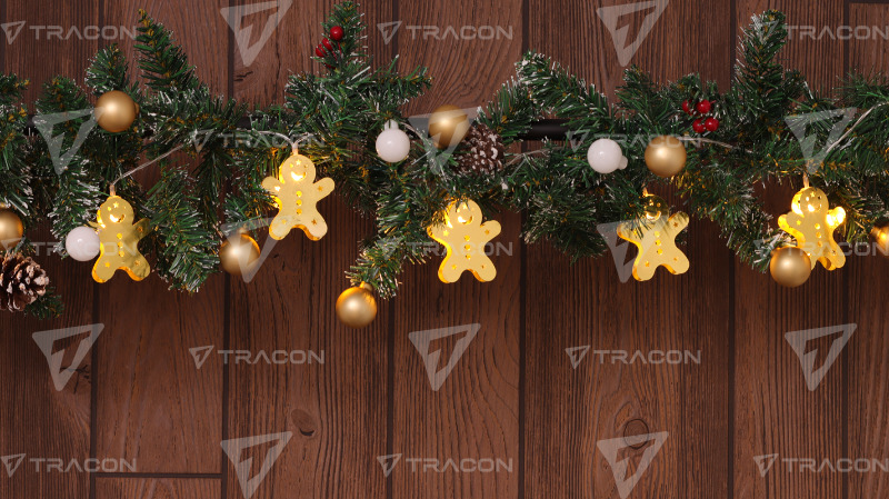 XMAS LED KARÁCSONYI LÁNC MÉZESKALÁCS