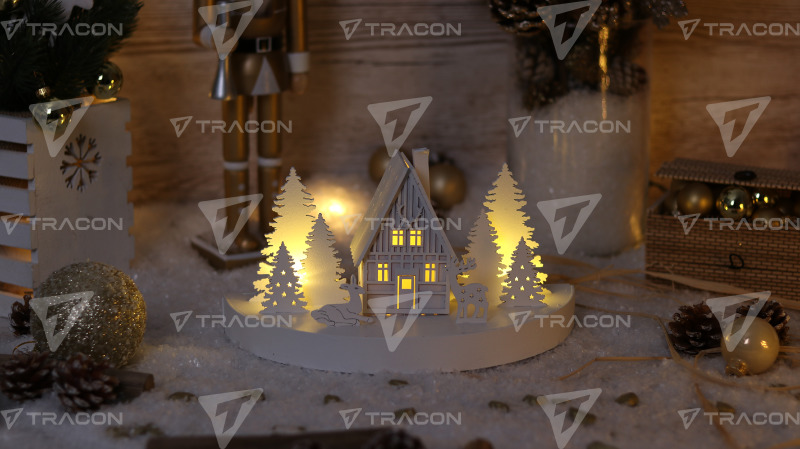 XMAS LED KARÁCSONYI HÁZIKÓ