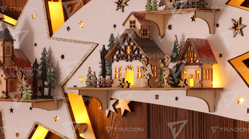 XMAS LED KARÁCSONYI CSILLAG TÁJKÉP