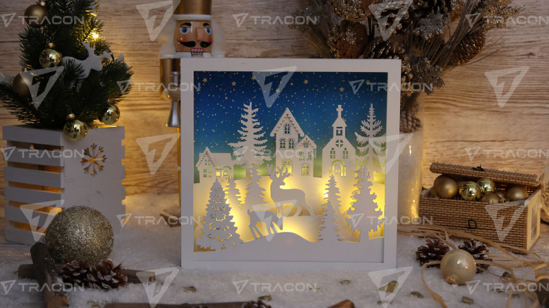 XMAS LED KARÁCSONYI TÁJKÉP