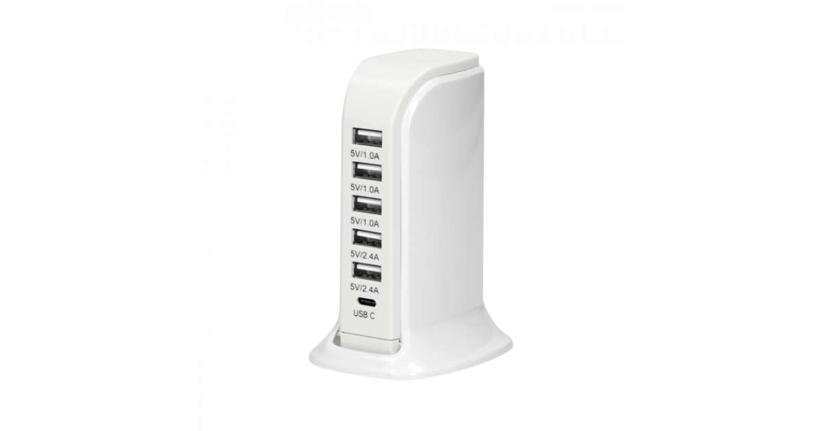 USB TÖLTŐ TORONY 6- OS