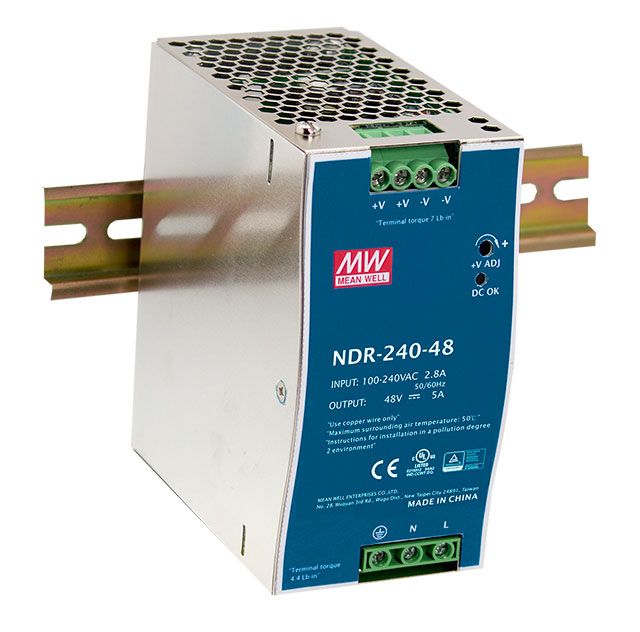 TÁPEGYSÉG NDR 240-24 240W 24VDC 0-10