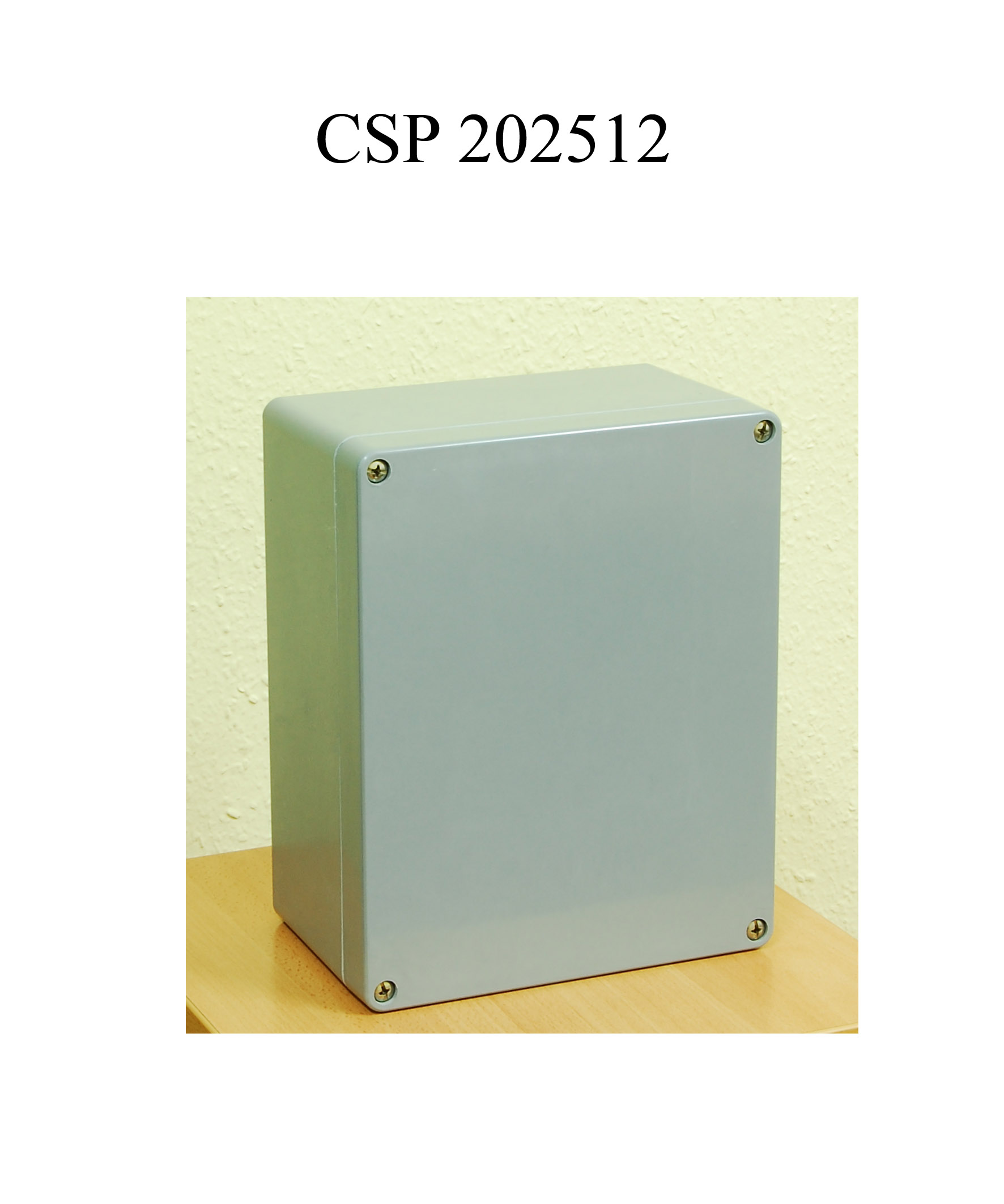 CSPA 202512 poliészter doboz, alaplappal