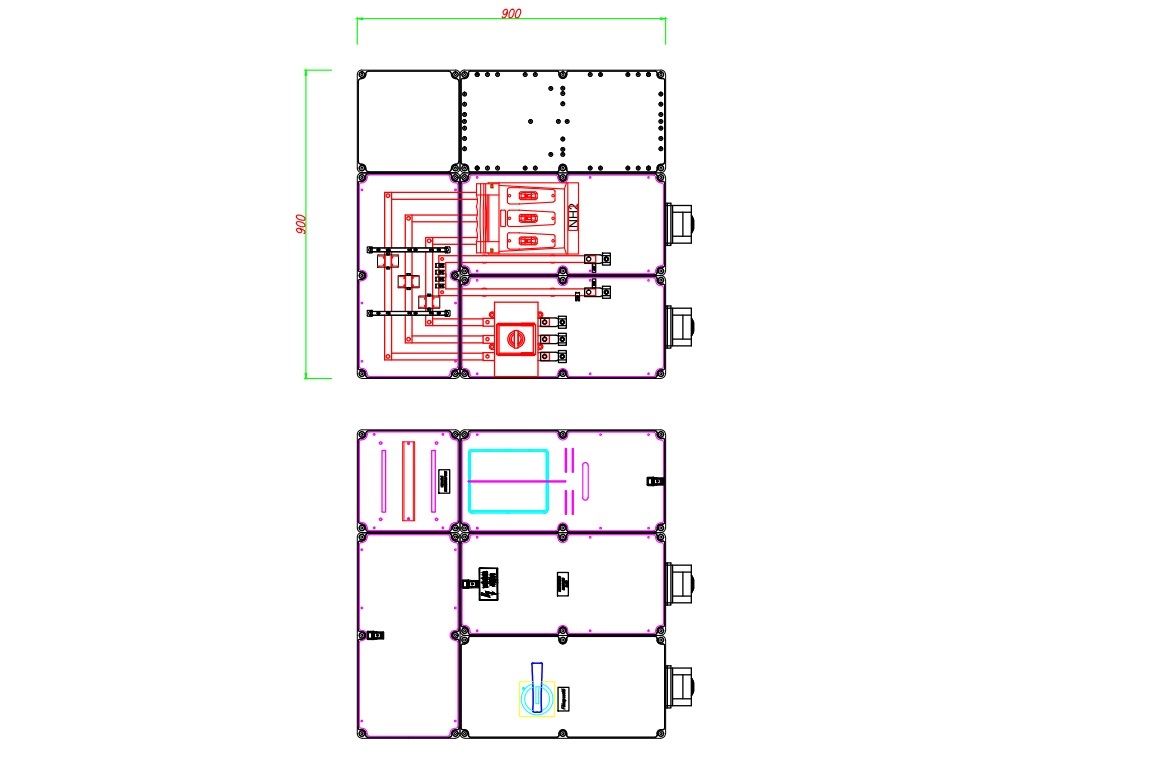 PVT ÁV 300A(100/5A-300/5A 0,5S 1,5A)